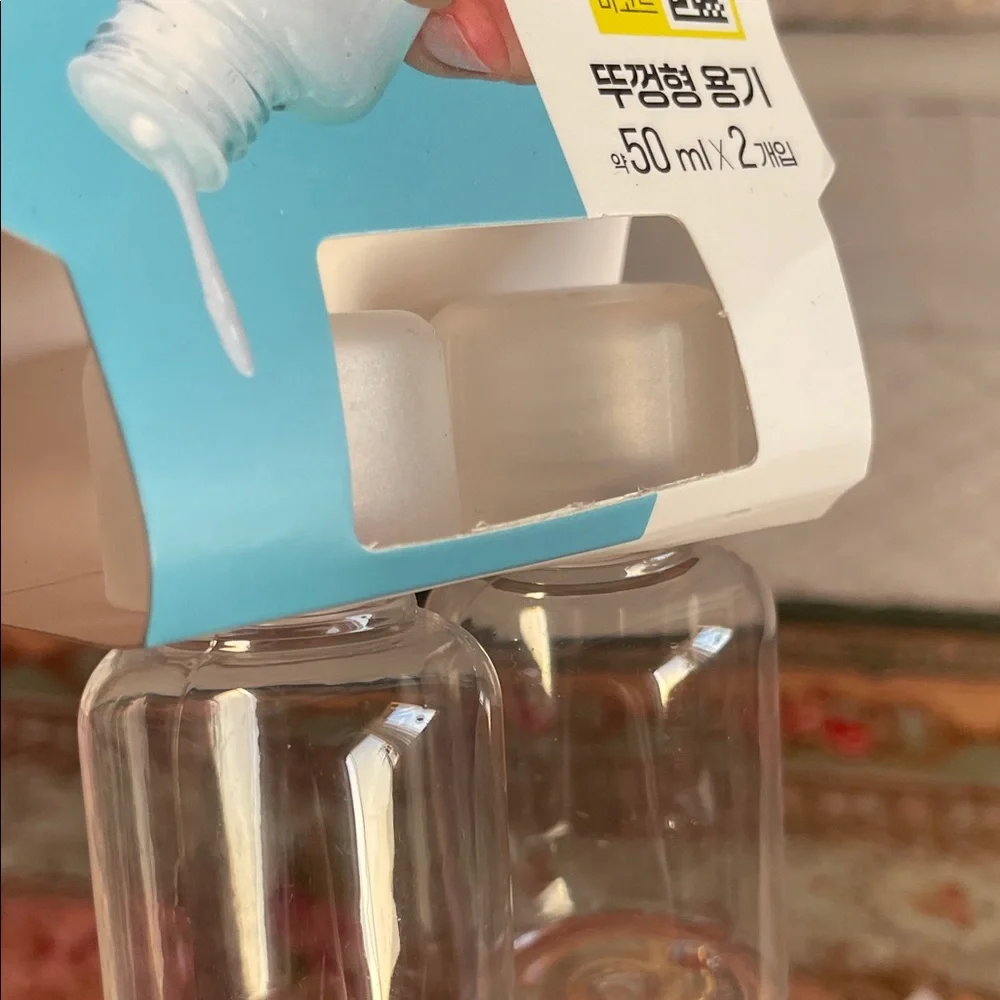 Assorted Travel TSA Compliant Cosmetic Bottles and Droppers Set